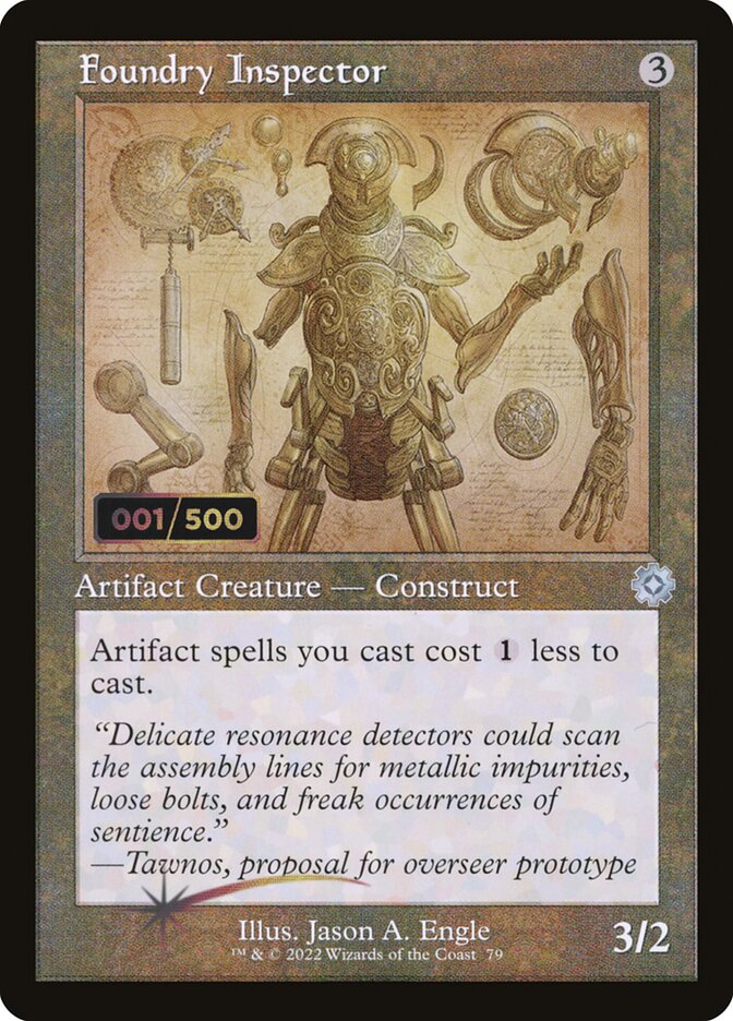 Foundry Inspector - (Foil): The Brothers' War Retro Artifacts
