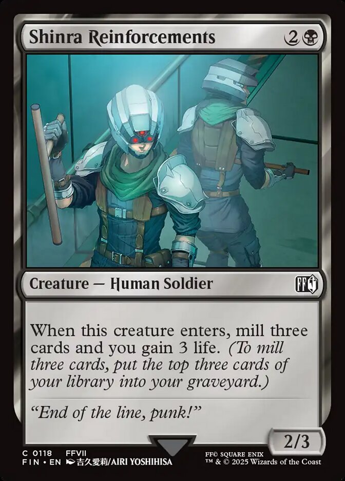 Shinra Reinforcements - (Foil): Final Fantasy