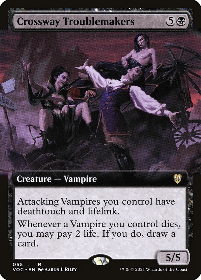 Crossway Troublemakers (Extended Art): Crimson Vow Commander