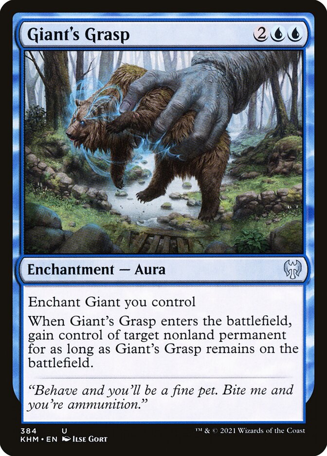 Giant's Grasp - (Foil): Kaldheim