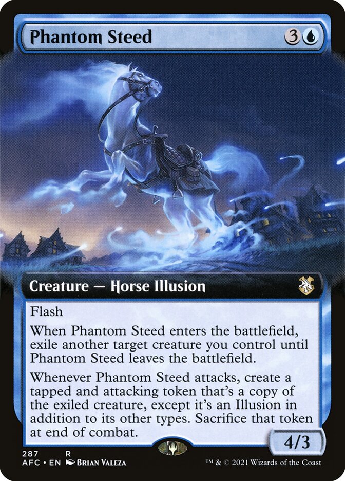Phantom Steed (Extended Art): Forgotten Realms Commander