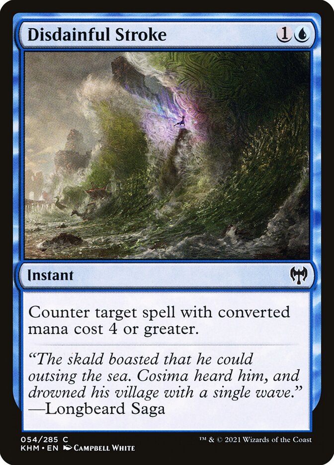 Disdainful Stroke - (Foil): Kaldheim