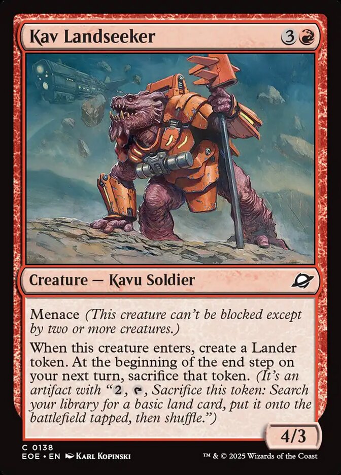 Kav Landseeker - (Foil): Edge of Eternities