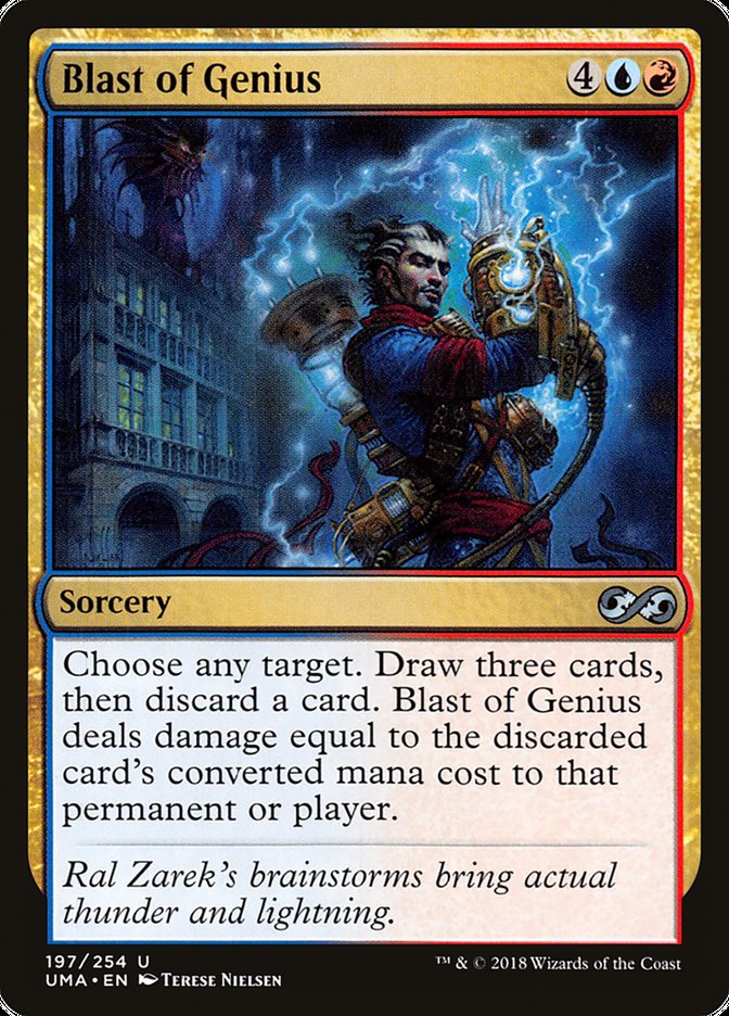Blast of Genius - (Foil): Ultimate Masters