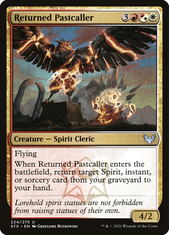 Returned Pastcaller - (Foil): Strixhaven: School of Mages
