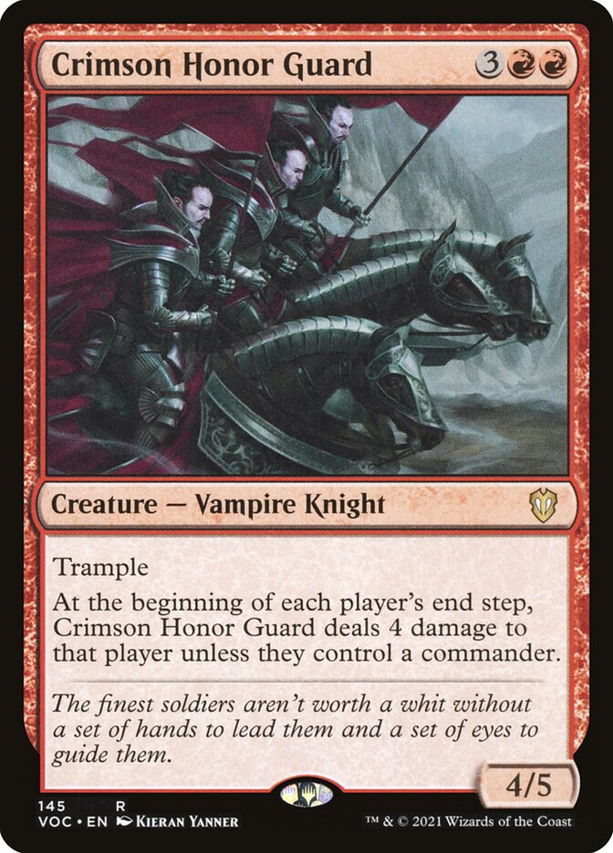 Crimson Honor Guard: Crimson Vow Commander