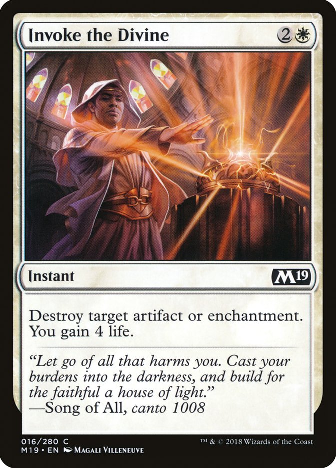 Invoke the Divine - (Foil): Core Set 2019