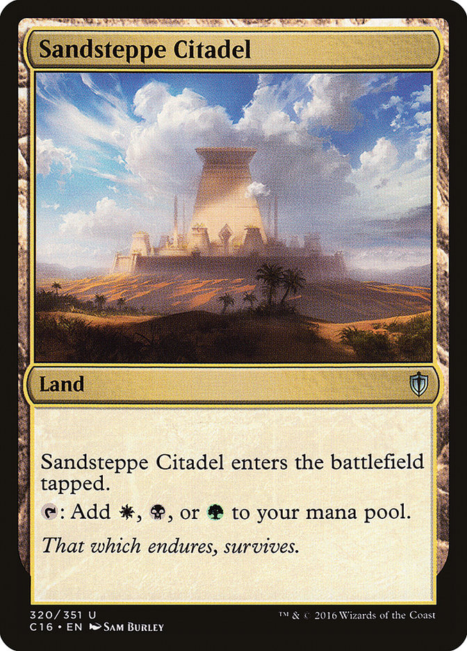 Sandsteppe Citadel: Commander 2016