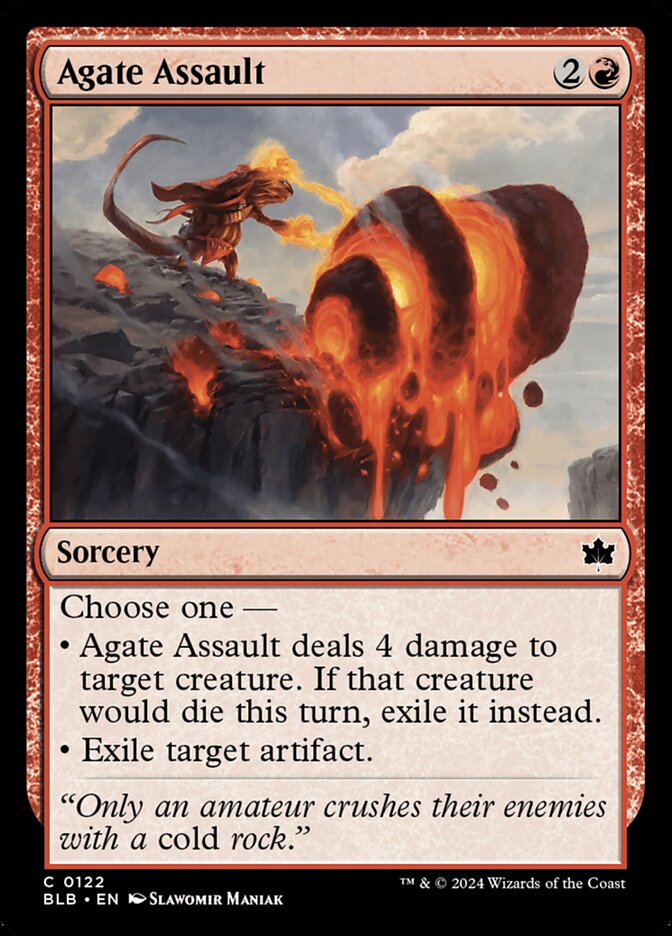 Agate Assault - (Foil): Bloomburrow