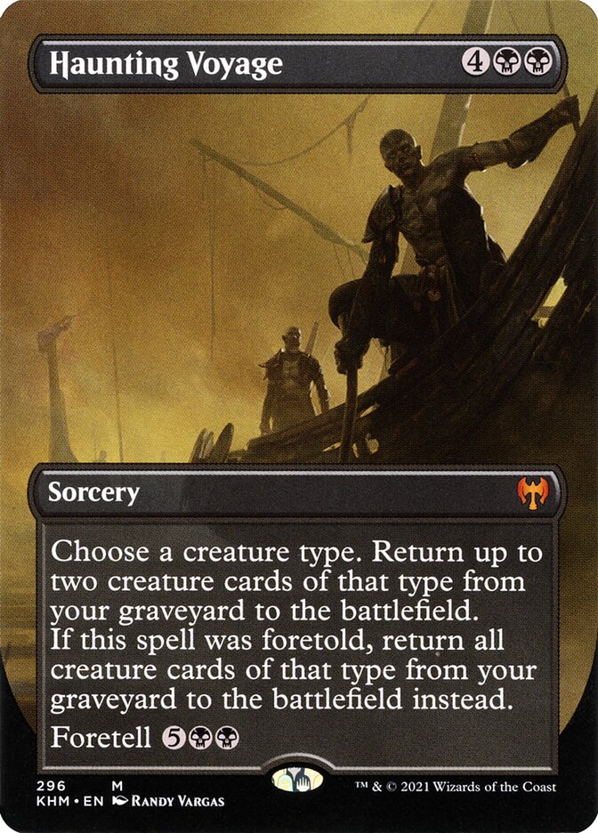 Haunting Voyage (Borderless) - (Foil): Kaldheim