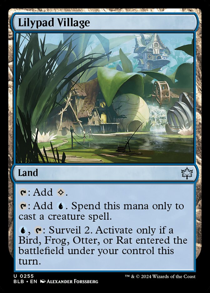 Lilypad Village - (Foil): Bloomburrow