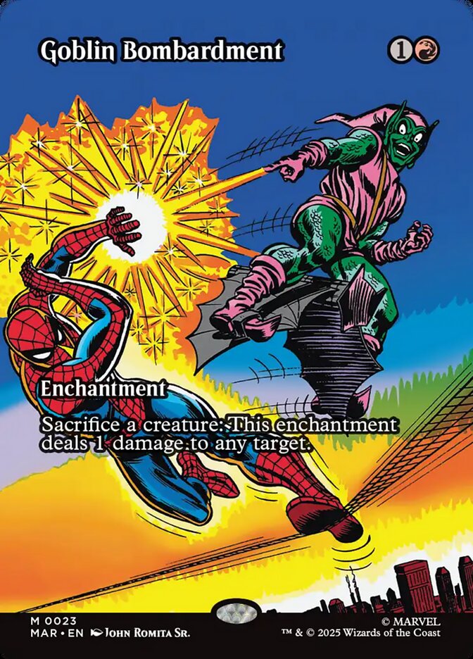 Goblin Bombardment (Borderless): Marvel Universe