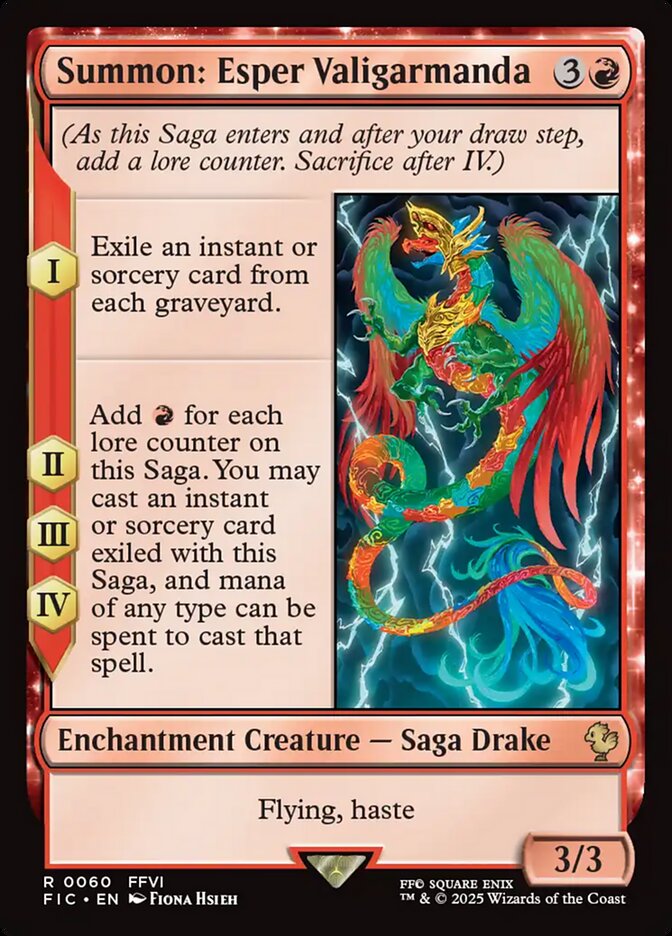 Summon: Esper Valigarmanda: Final Fantasy Commander