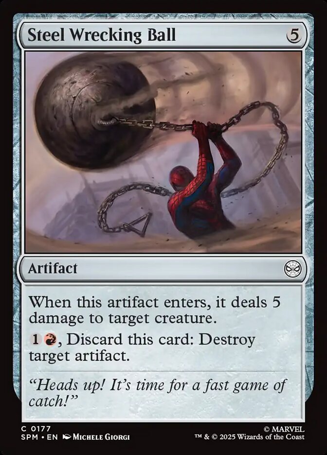 Steel Wrecking Ball - (Foil): Marvel's Spider-Man