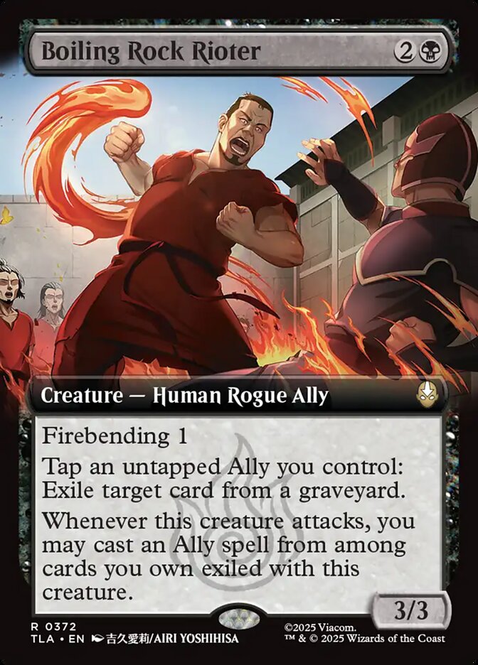 Boiling Rock Rioter (Extended Art) - (Foil): Avatar: The Last Airbender