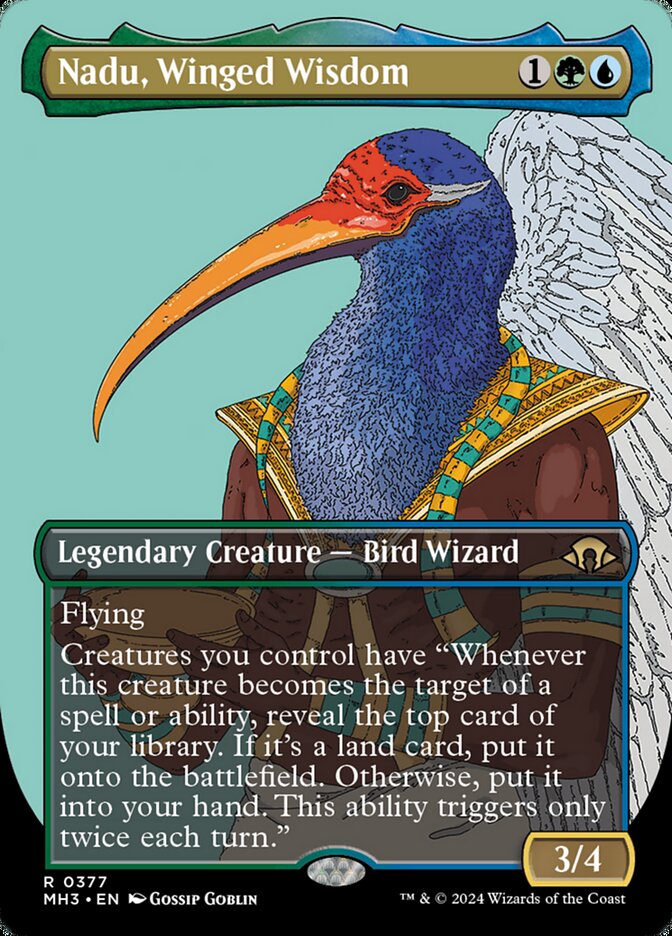 Nadu, Winged Wisdom (Borderless): Modern Horizons 3