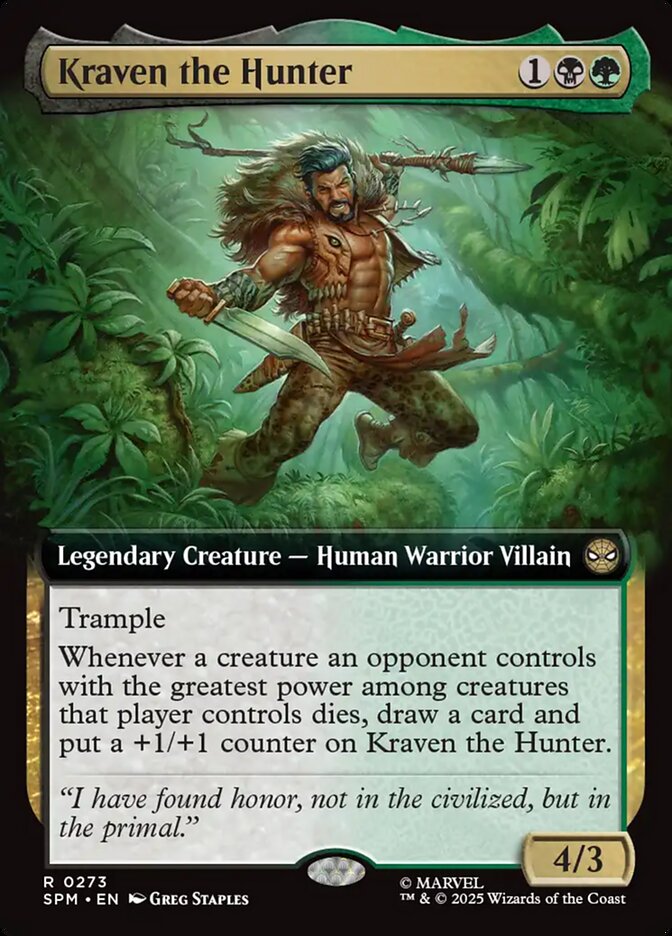 Kraven the Hunter (Extended Art) - (Foil): Marvel's Spider-Man