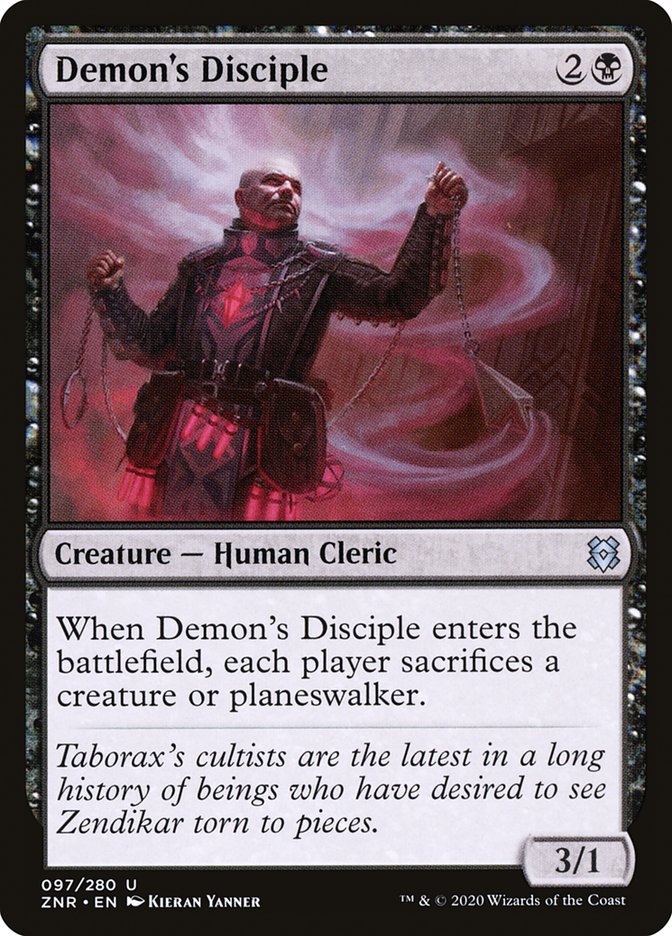 Demon's Disciple: Zendikar Rising