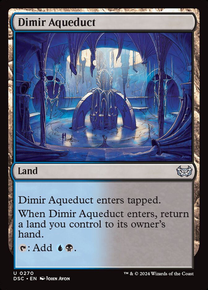 Dimir Aqueduct: Duskmourn: House of Horror Commander