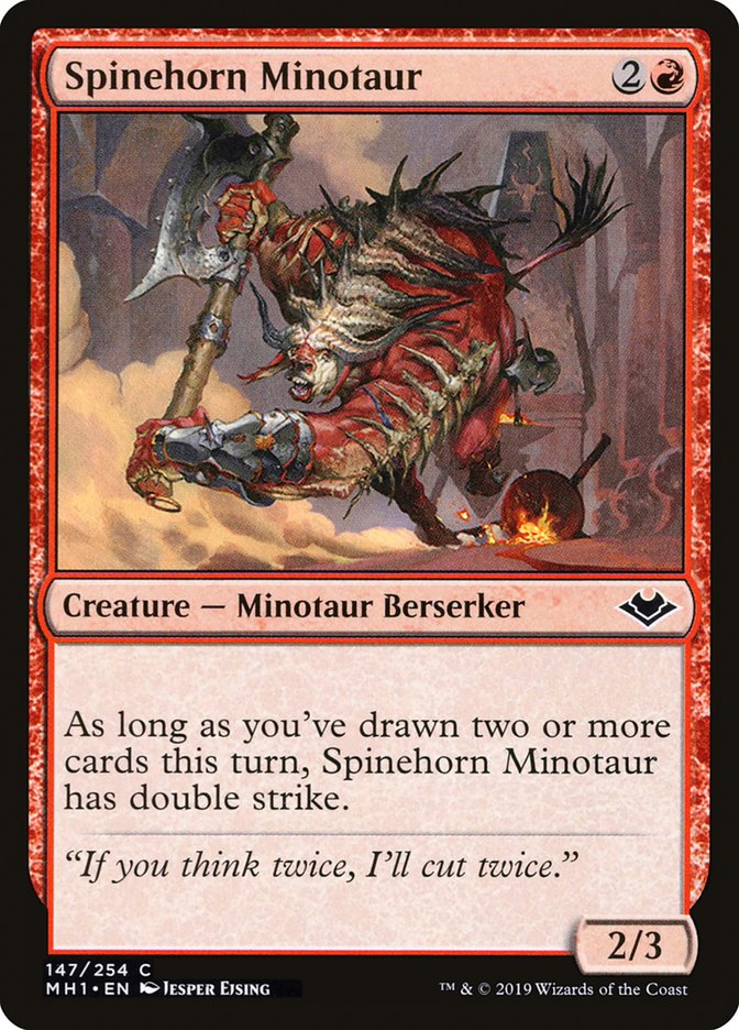 Spinehorn Minotaur: Modern Horizons