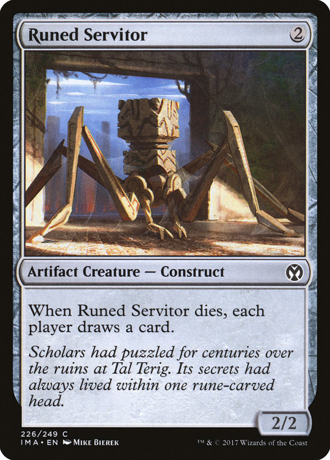 Runed Servitor - (Foil): Iconic Masters