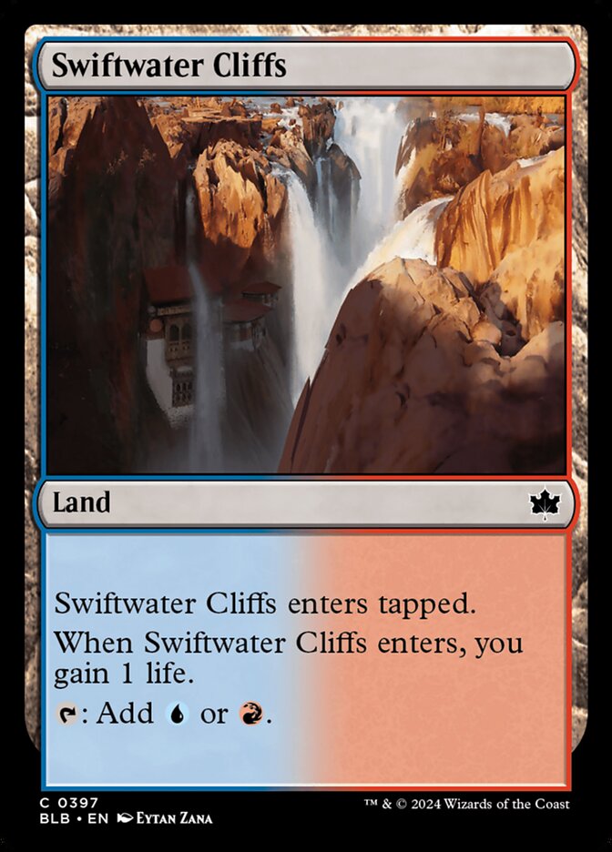 Swiftwater Cliffs - (Foil): Bloomburrow