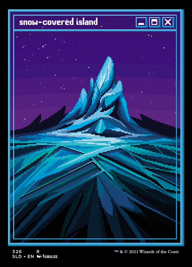 Snow-Covered Island (Secret Lair) (#326) (Full Art): Secret Lair Drop