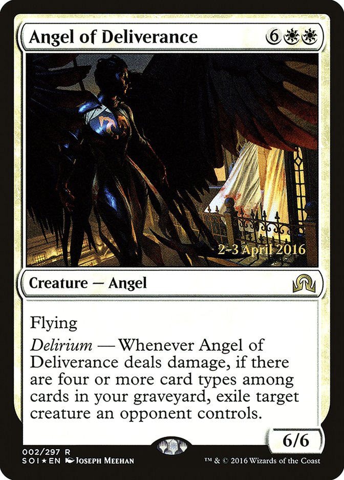 Angel of Deliverance - (Foil): Shadows over Innistrad Promos