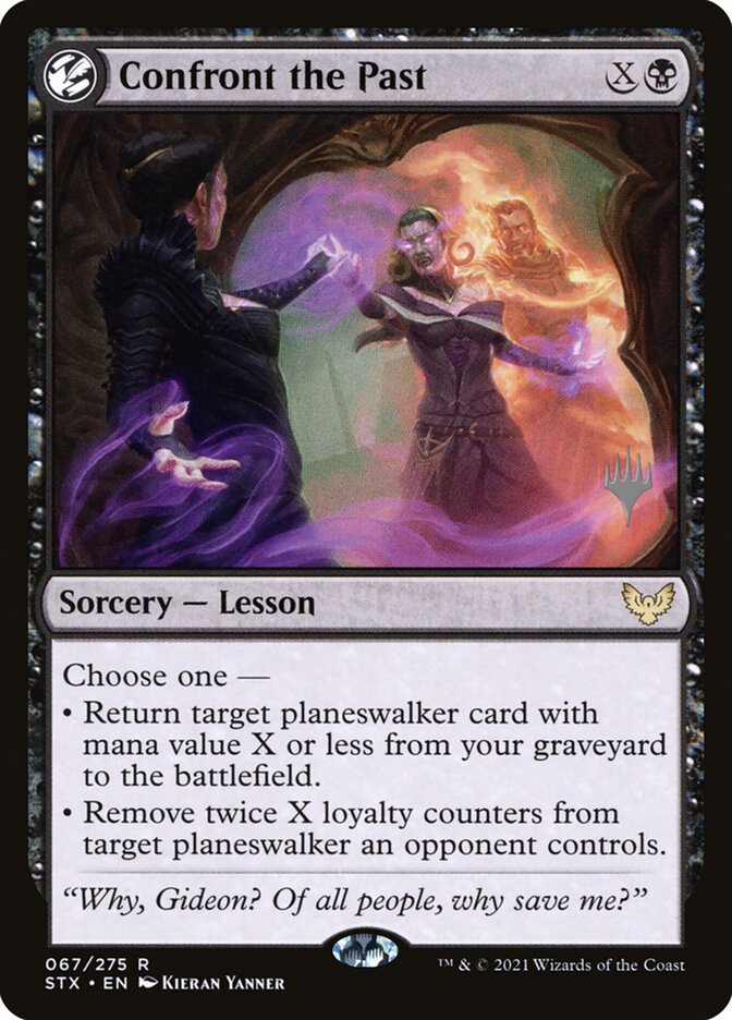 Confront the Past - (Foil): Strixhaven: School of Mages Promos