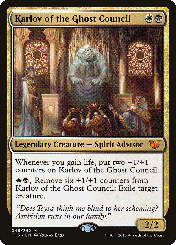 Karlov of the Ghost Council: Commander 2015