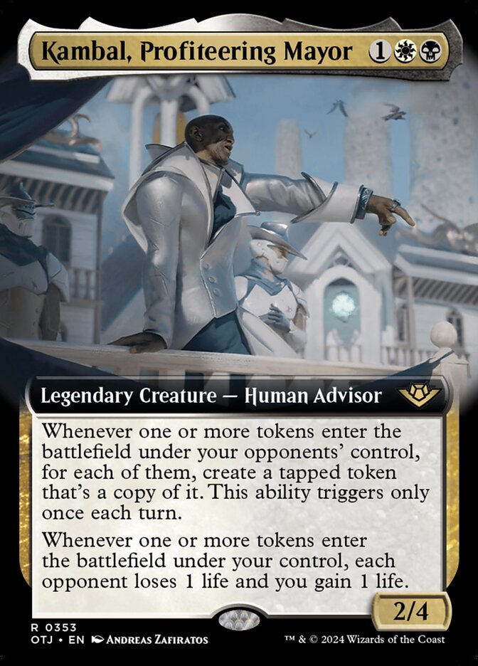 Kambal, Profiteering Mayor (Extended Art): Outlaws of Thunder Junction