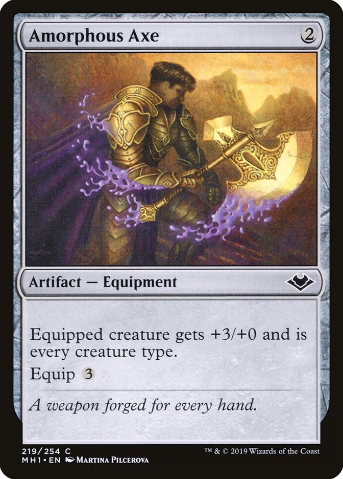 Amorphous Axe - (Foil): Modern Horizons