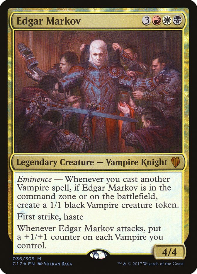 Edgar Markov - (Foil): Commander 2017