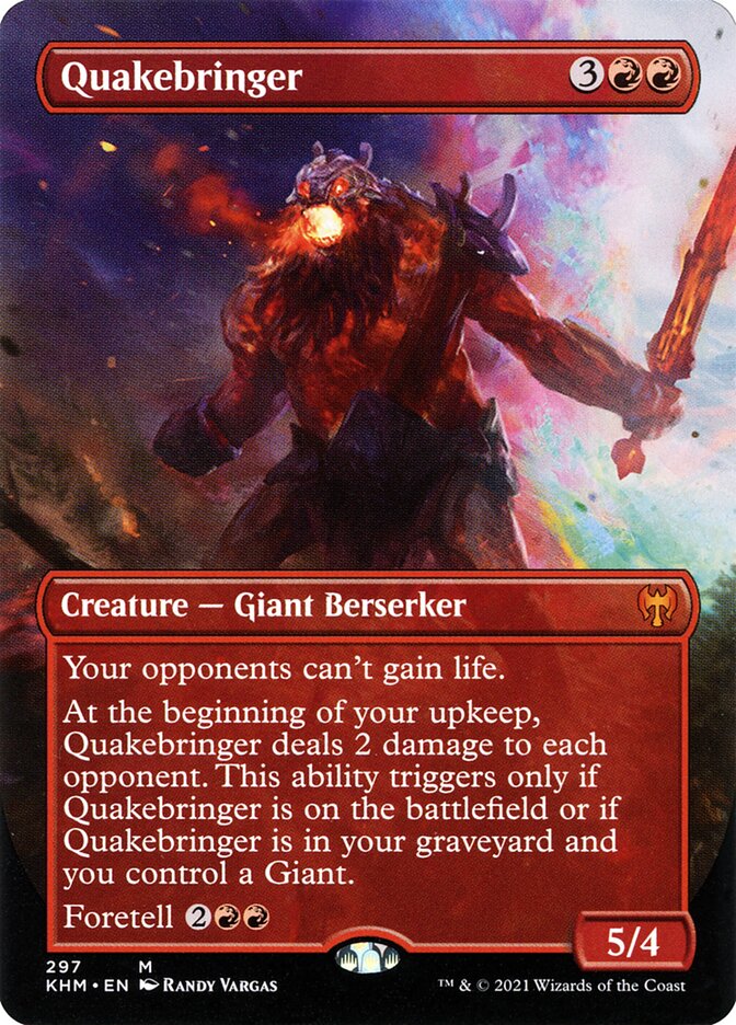 Quakebringer (Borderless) - (Foil): Kaldheim