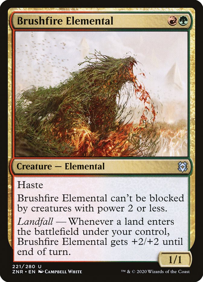 Brushfire Elemental: Zendikar Rising