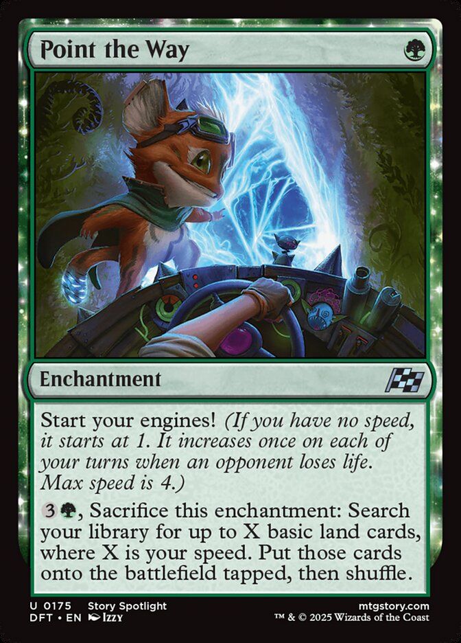 Point the Way - (Foil): Aetherdrift