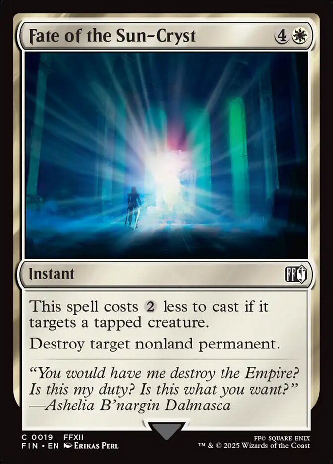 Fate of the Sun-Cryst - (Foil): Final Fantasy