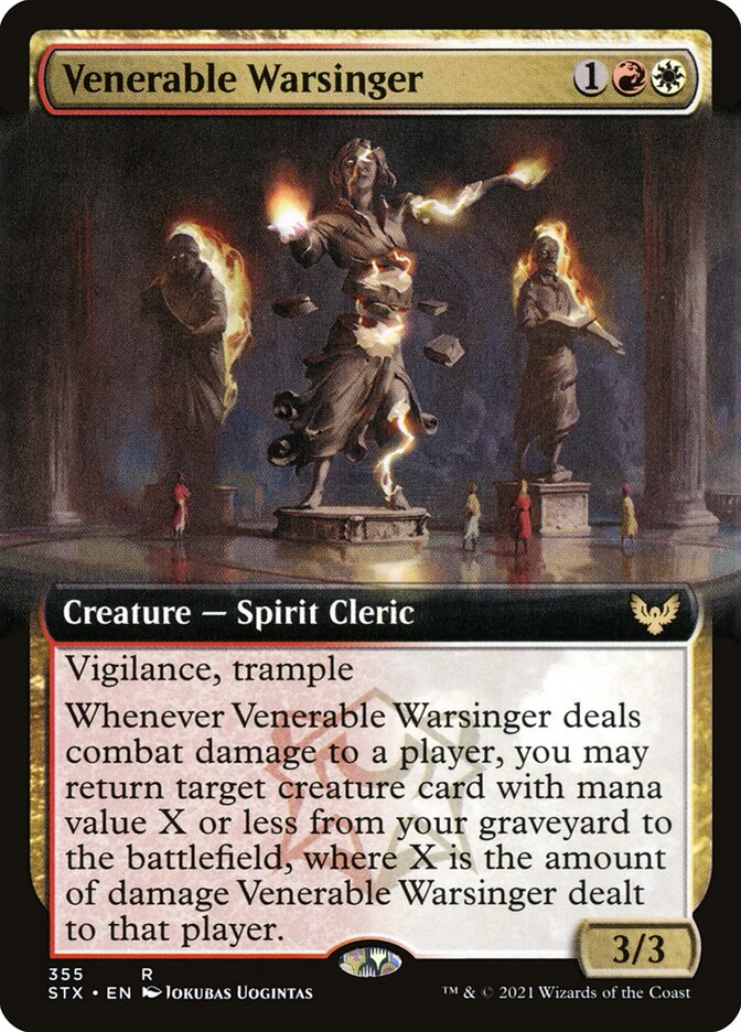 Venerable Warsinger (Extended Art): Strixhaven: School of Mages