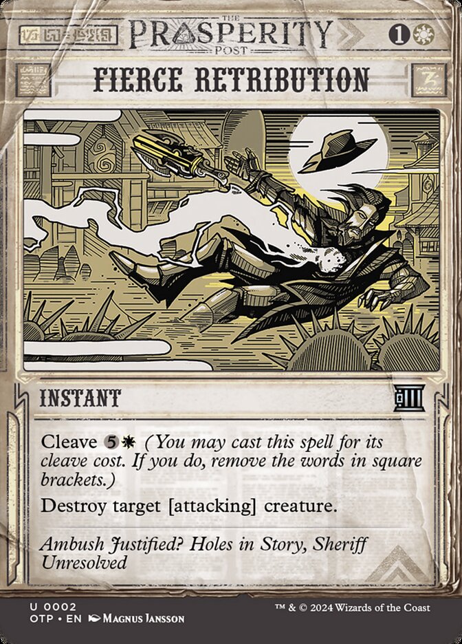 Fierce Retribution - (Foil): Breaking News