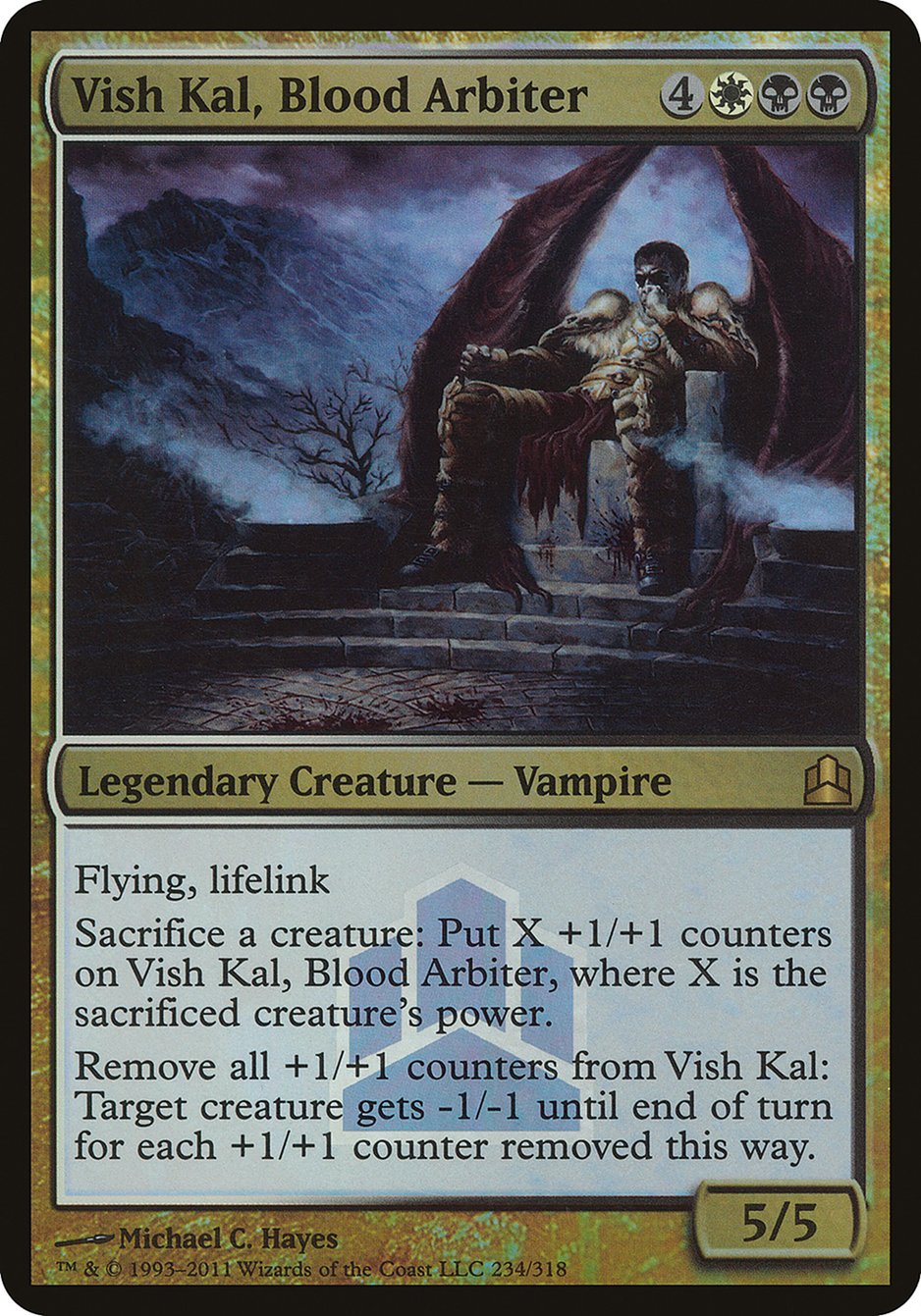 Vish Kal, Blood Arbiter - (Foil): Commander 2011 Launch Party