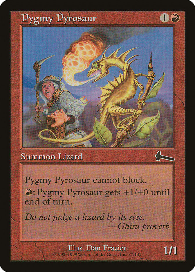Pygmy Pyrosaur: Urza's Legacy