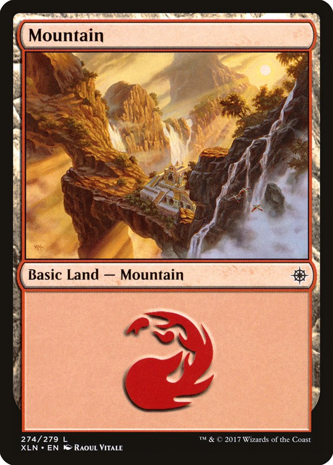 Mountain (#274) - (Foil): Ixalan