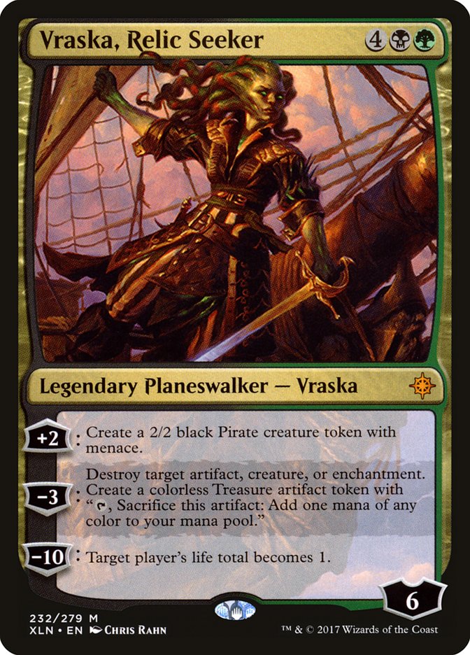 Vraska, Relic Seeker - (Foil): Ixalan