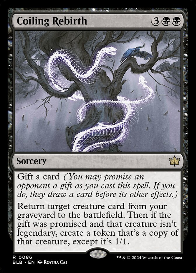 Coiling Rebirth - (Foil): Bloomburrow