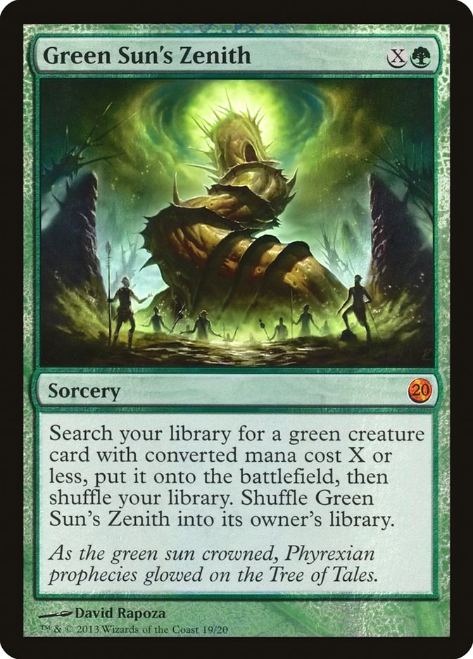Green Sun's Zenith - (Foil): From the Vault: Twenty