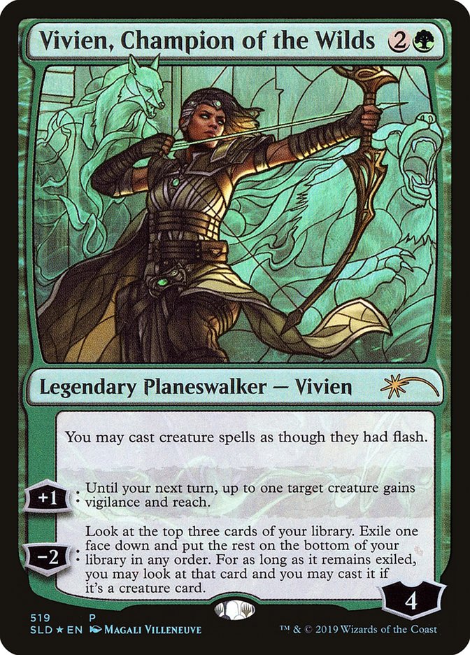 Vivien, Champion of the Wilds (Secret Lair) - (Foil)