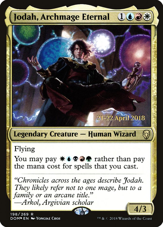 Jodah, Archmage Eternal (Prerelease) (Dominaria) - (Foil): Dominaria Promos