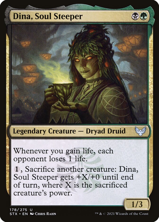 Dina, Soul Steeper - (Foil): Strixhaven: School of Mages