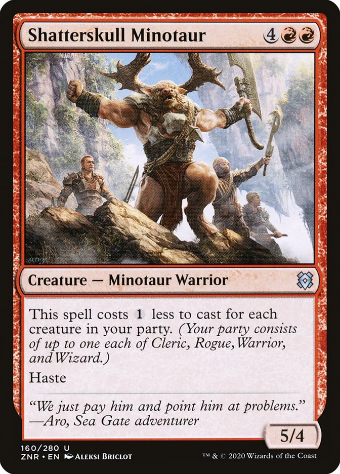 Shatterskull Minotaur: Zendikar Rising
