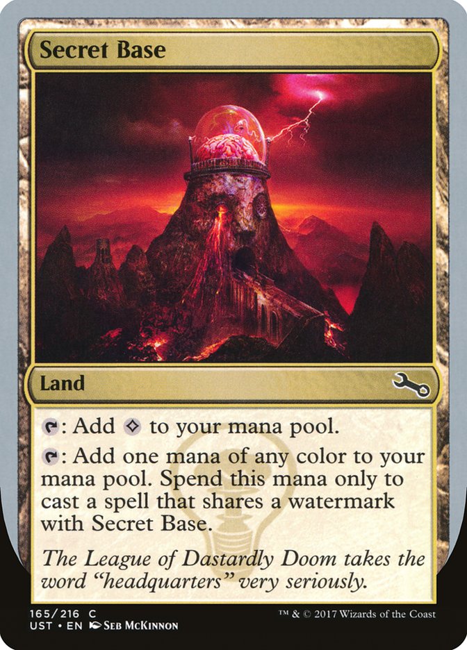 Secret Base (League of Dastardly Doom) - (Foil): Unstable